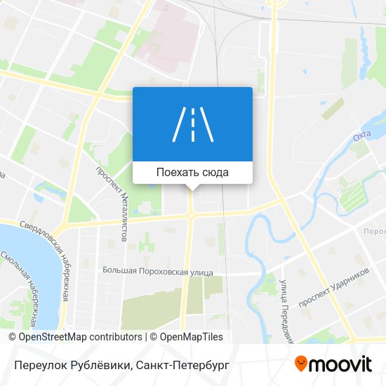 Карта Переулок Рублёвики