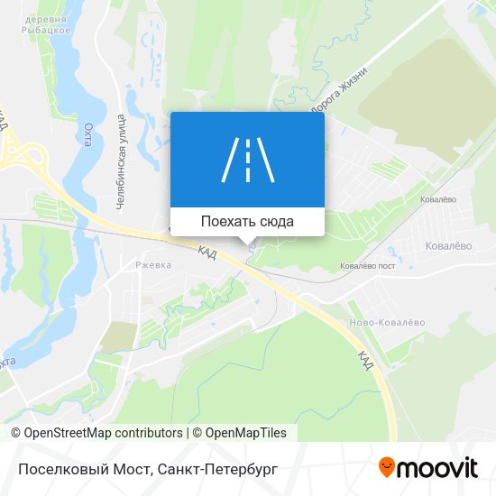 Карта Поселковый Мост