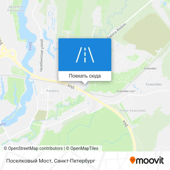 Карта Поселковый Мост