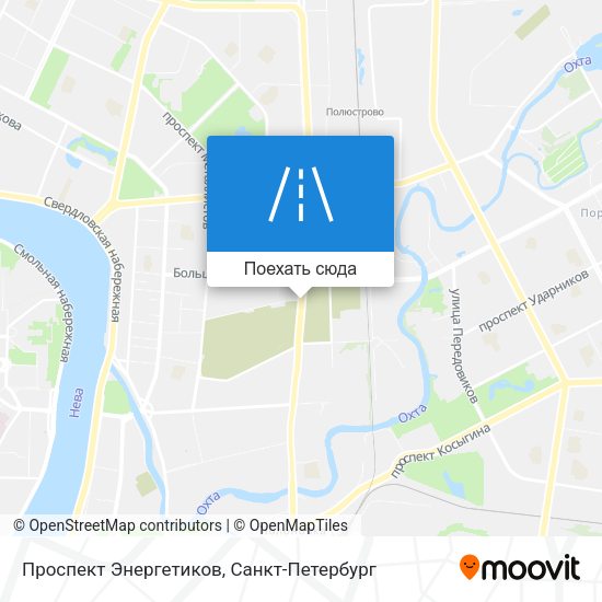 Карта Проспект Энергетиков