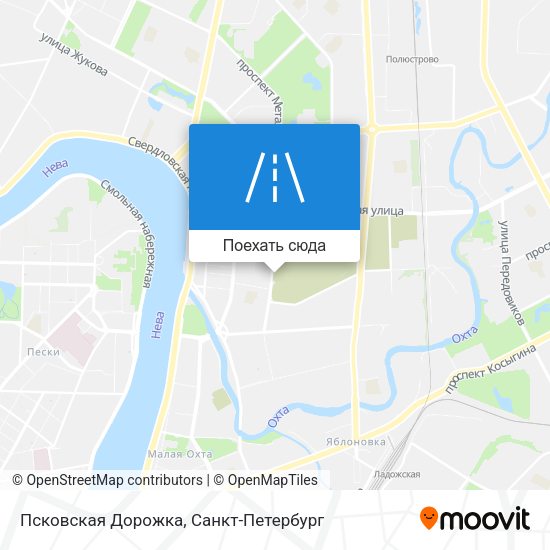 Карта Псковская Дорожка