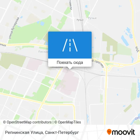 Карта Репнинская Улица