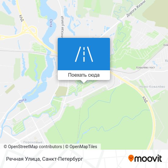 Карта Речная Улица
