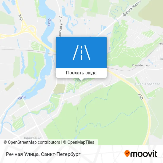 Карта Речная Улица