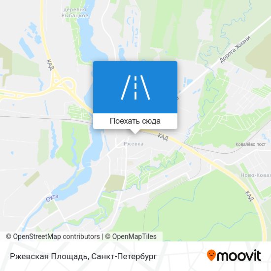 Карта Ржевская Площадь