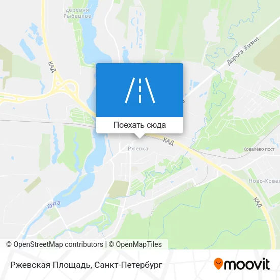 Карта Ржевская Площадь