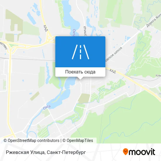 Карта Ржевская Улица