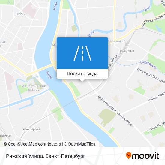 Карта Рижская Улица