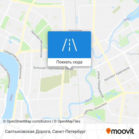 Карта Салтыковская Дорога