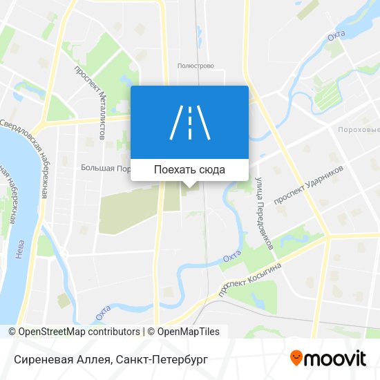 Карта Сиреневая Аллея