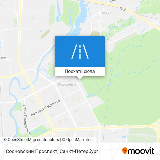 Карта Сосновский Проспект