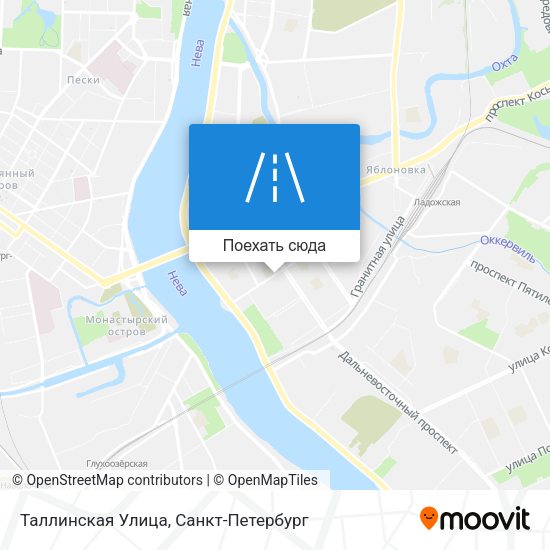 Карта Таллинская Улица