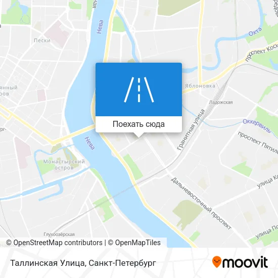 Карта Таллинская Улица