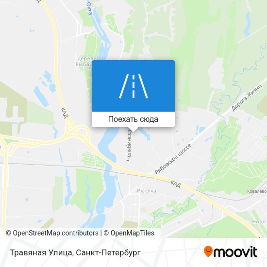 Карта Травяная Улица