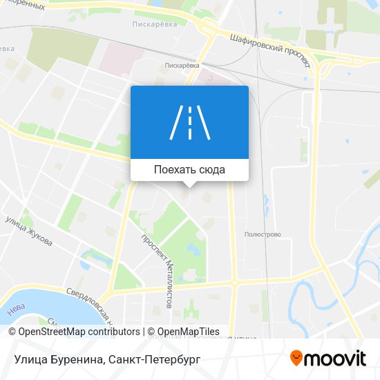 Карта Улица Буренина