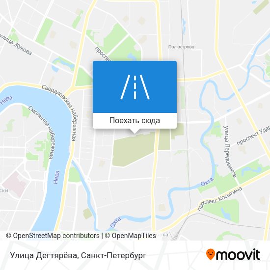 Карта Улица Дегтярёва