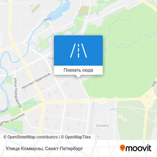 Карта Улица Коммуны