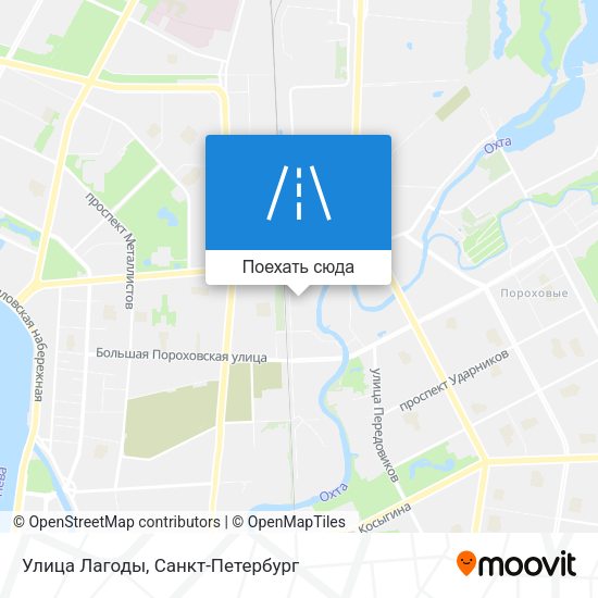 Карта Улица Лагоды