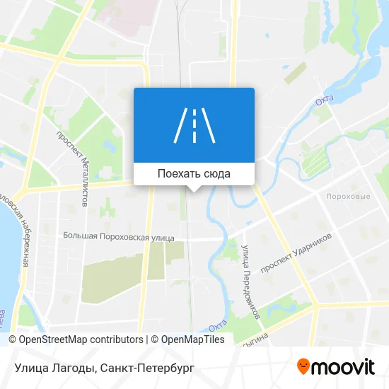 Карта Улица Лагоды