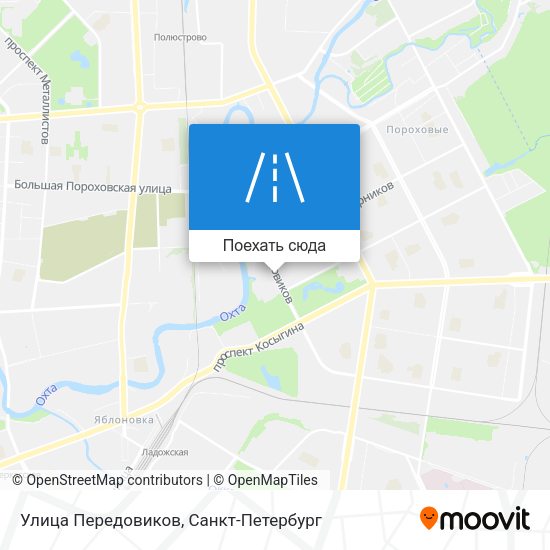 Карта Улица Передовиков