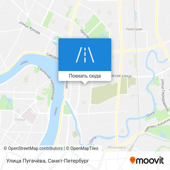 Карта Улица Пугачёва