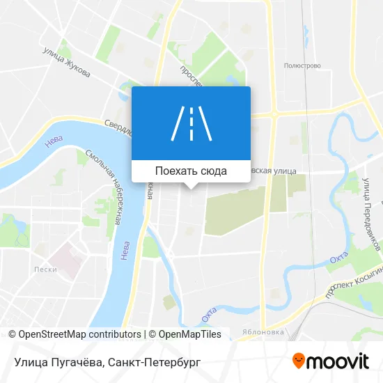 Карта Улица Пугачёва