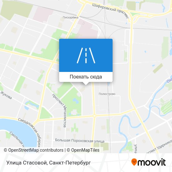 Карта Улица Стасовой