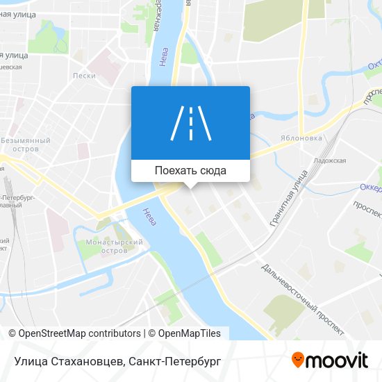 Карта Улица Стахановцев