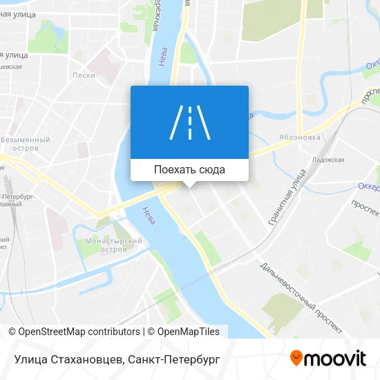 Карта Улица Стахановцев