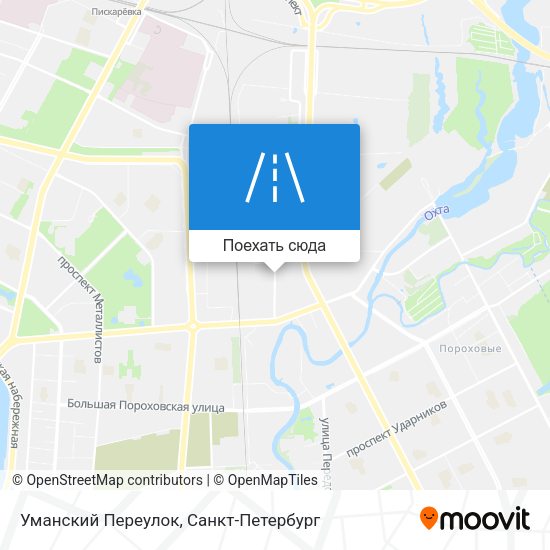 Карта Уманский Переулок