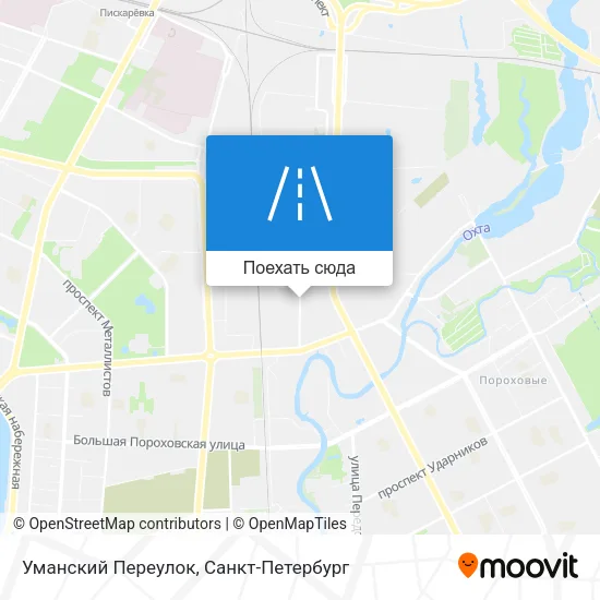 Карта Уманский Переулок