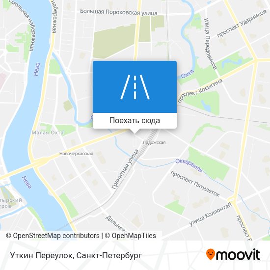 Карта Уткин Переулок