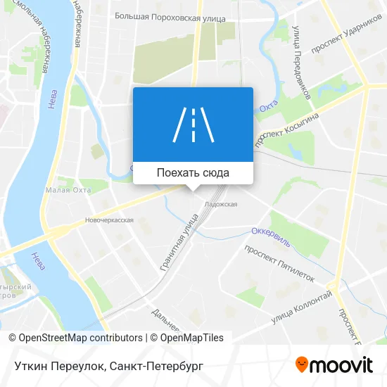Карта Уткин Переулок