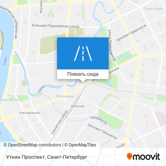 Карта Уткин Проспект