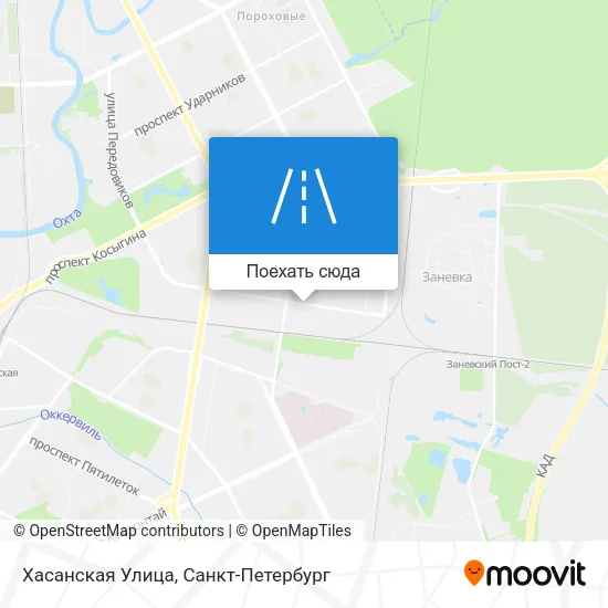 Карта Хасанская Улица