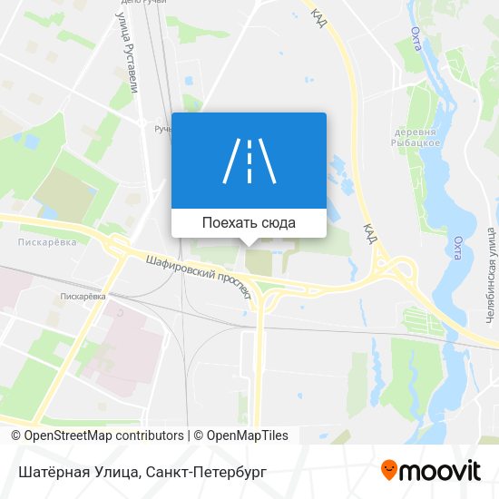 Карта Шатёрная Улица