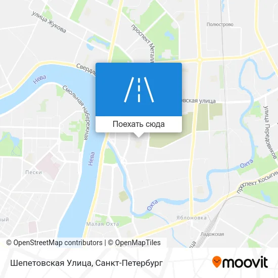 Карта Шепетовская Улица