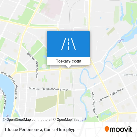 Карта Шоссе Революции