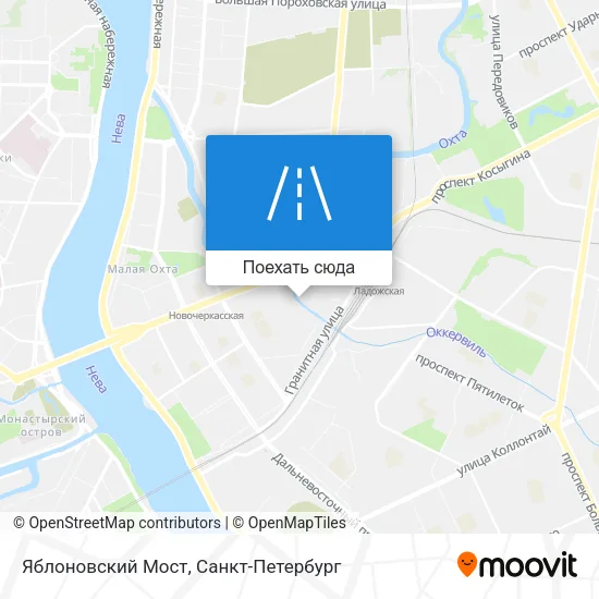 Карта Яблоновский Мост