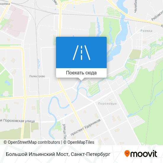 Карта Большой Ильинский Мост