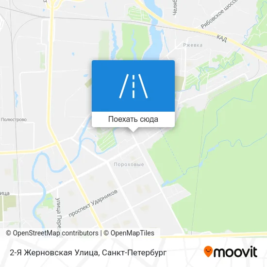 Карта 2-Я Жерновская Улица