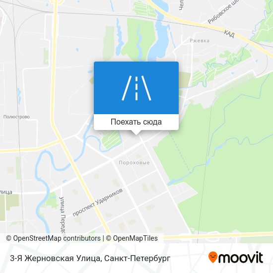 Карта 3-Я Жерновская Улица