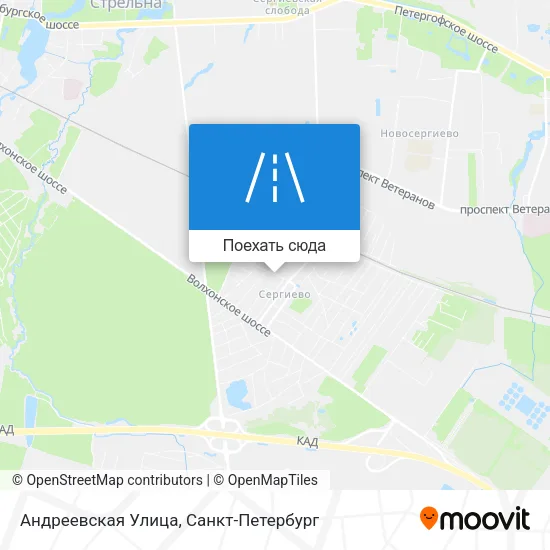 Карта Андреевская Улица