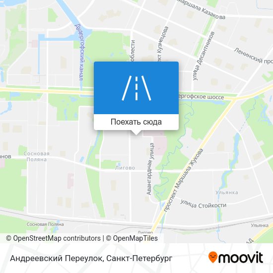 Карта Андреевский Переулок