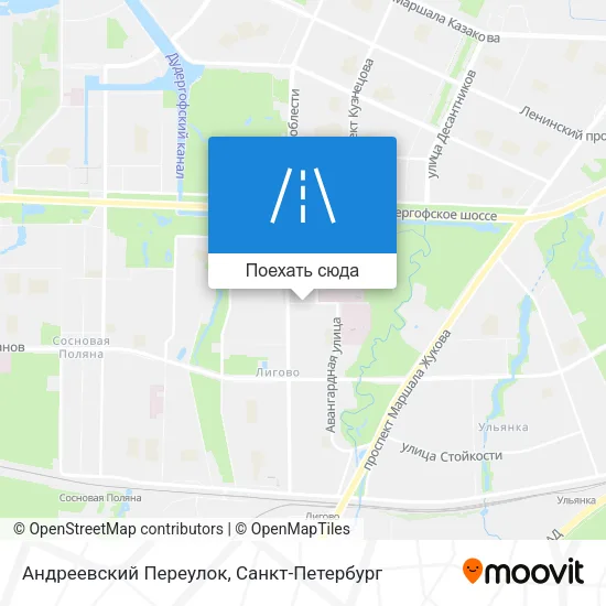 Карта Андреевский Переулок