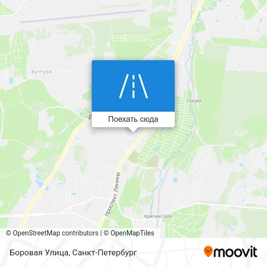 Карта Боровая Улица