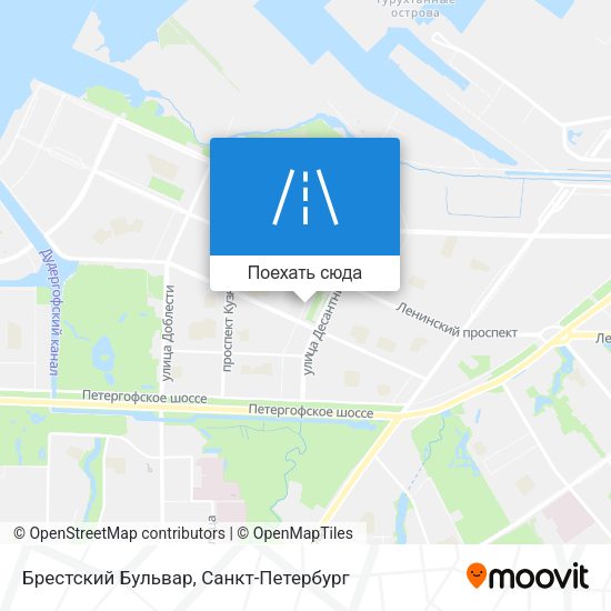 Карта Брестский Бульвар