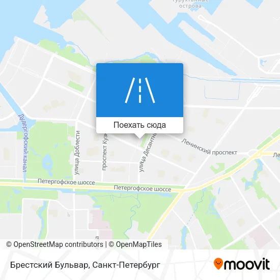 Карта Брестский Бульвар