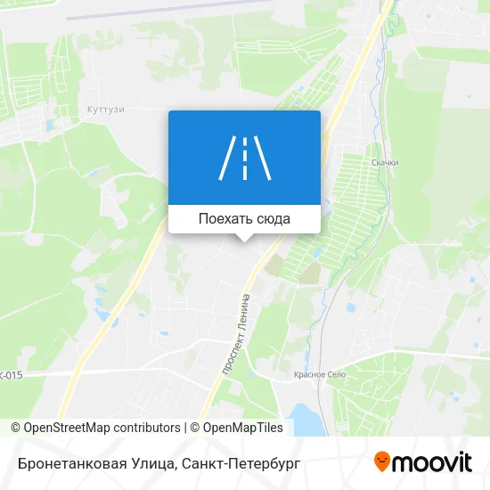 Карта Бронетанковая Улица