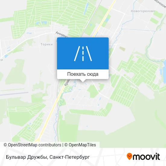 Карта Бульвар Дружбы
